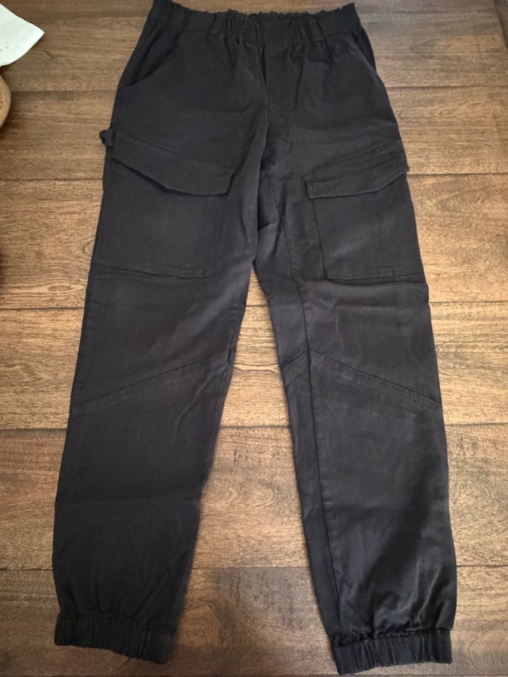 Black cargo pants
